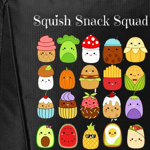 Squish Snack Squad! Stuffed Animal Plush Mallow! Squish Food City Backpack