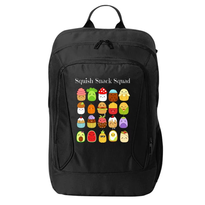 Squish Snack Squad! Stuffed Animal Plush Mallow! Squish Food City Backpack