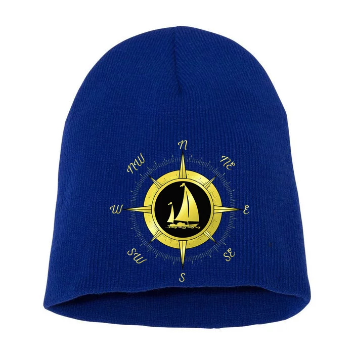 Sailing Ship Sailor Sailboat Sail Windsurfer Craft Wingsail Short Acrylic Beanie