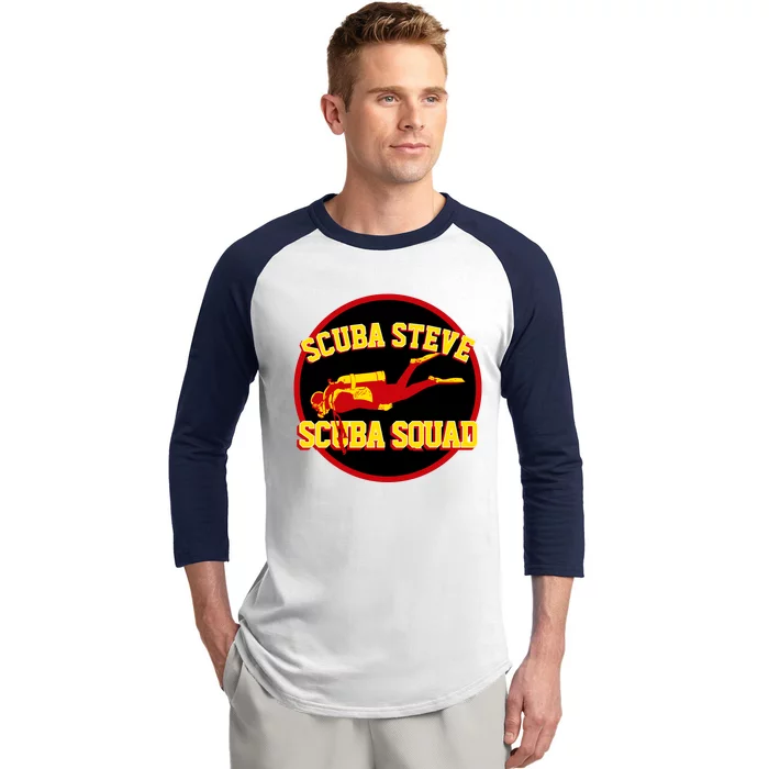 Scuba Steve Squad Baseball Sleeve Shirt