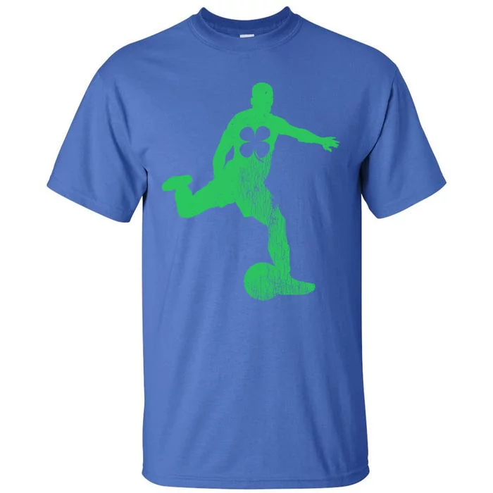 Soccer Shamrock St Patrick's Day Saint Paddy's Irish Gift Funny Gift Tall T-Shirt