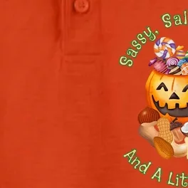 Sassy Salty Sweet And A Little Nutty Funny Candies Pumpkin Buckets Dry Zone Grid Performance Polo