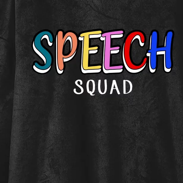 Speech Squad Hooded Wearable Blanket