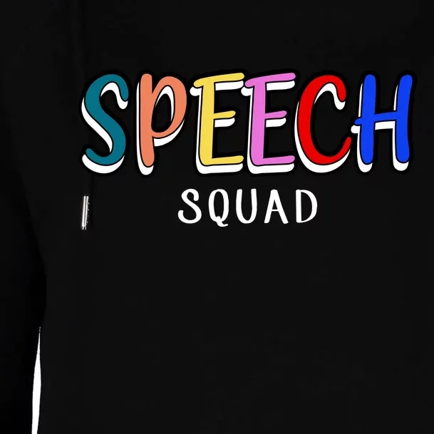 Speech Squad Womens Funnel Neck Pullover Hood