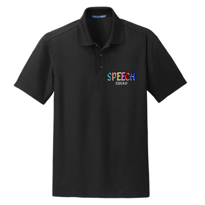 Speech Squad Dry Zone Grid Performance Polo