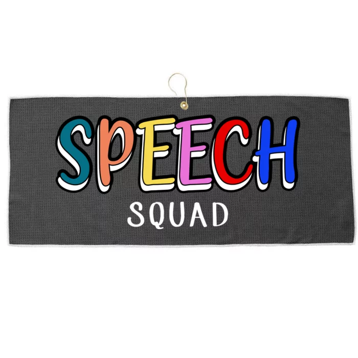 Speech Squad Large Microfiber Waffle Golf Towel