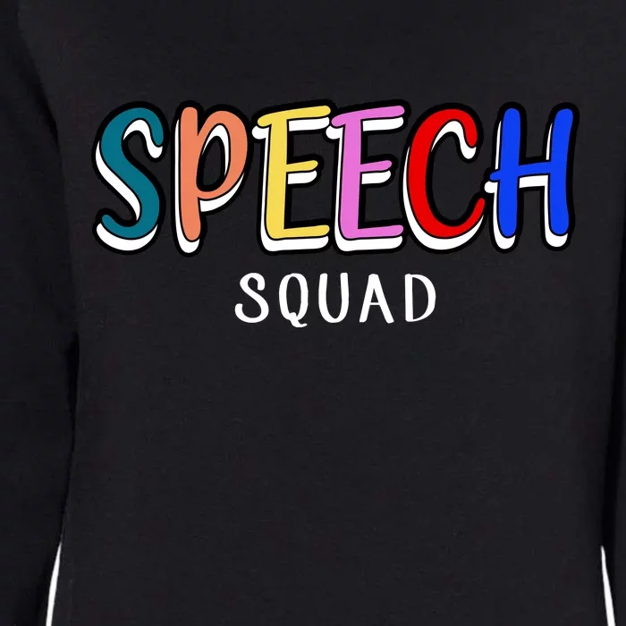 Speech Squad Womens California Wash Sweatshirt