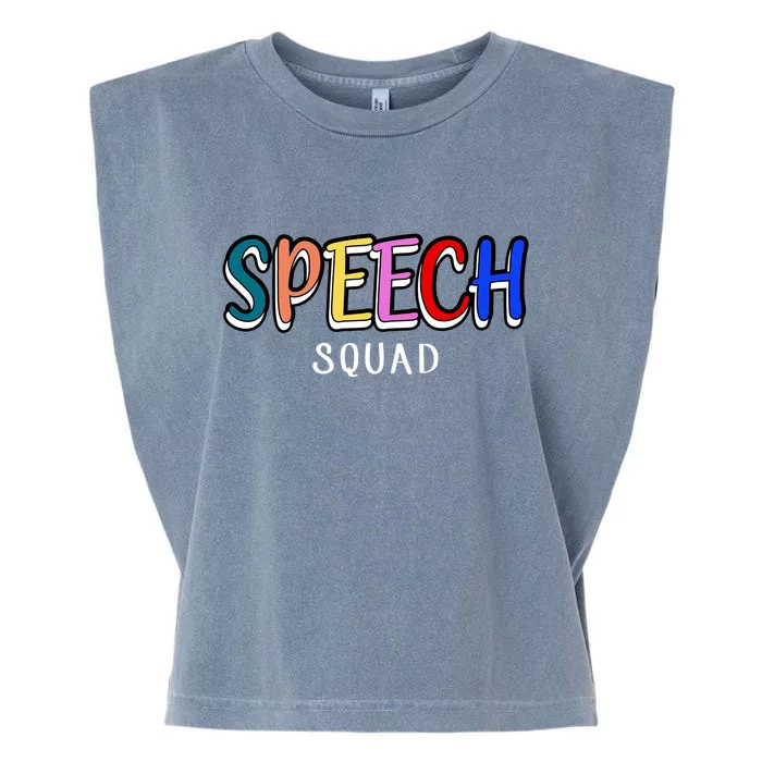 Speech Squad Garment-Dyed Women's Muscle Tee