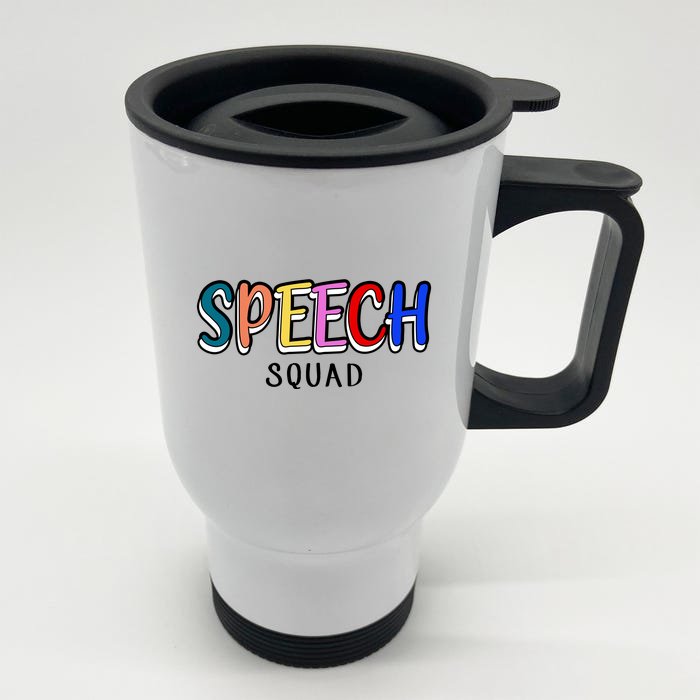 Speech Squad Front & Back Stainless Steel Travel Mug