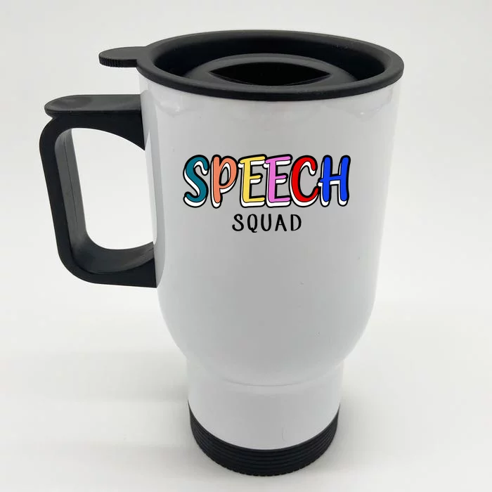 Speech Squad Front & Back Stainless Steel Travel Mug