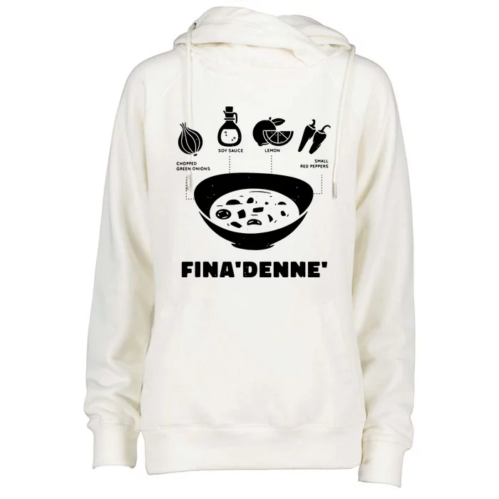 Spicy Soy Sauce Condiment Recipe Womens Funnel Neck Pullover Hood