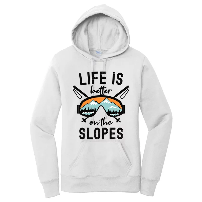 Snowboarding Skiing Skier Winter Sports Ski Lover Ski Premium Women's Pullover Hoodie