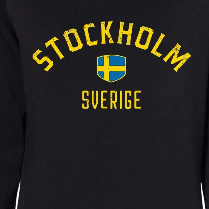 Stockholm Sweden Stockholm Sverige Womens California Wash Sweatshirt