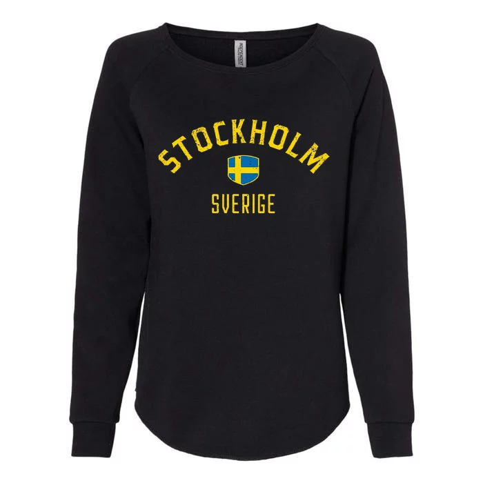 Stockholm Sweden Stockholm Sverige Womens California Wash Sweatshirt