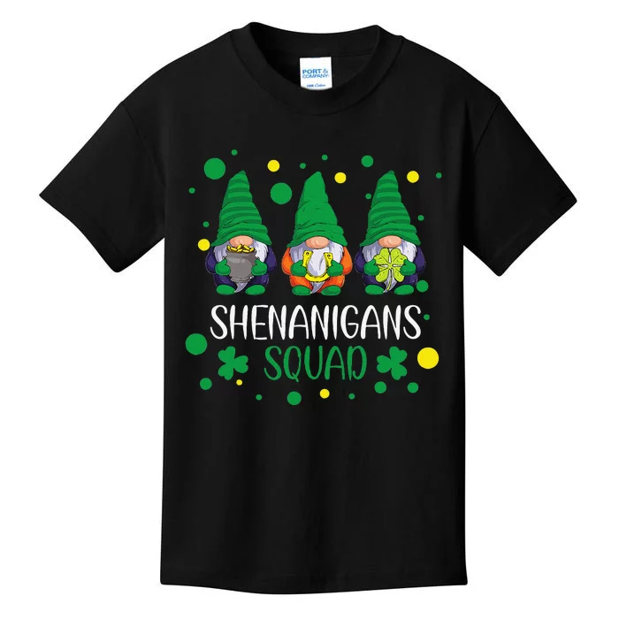 Shenanigans Squad St Patricks Day Saint Pattys Kids T-Shirt