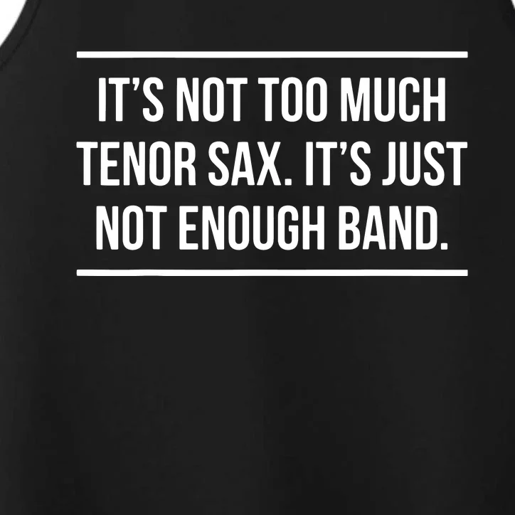 Saxophonist Saxist Tenor Sax Band Saxophone Performance Tank