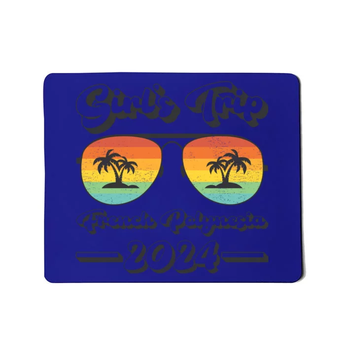 Summer Sunglasses Trip 2024 French Polynesia Beach Cute Gift Mousepad