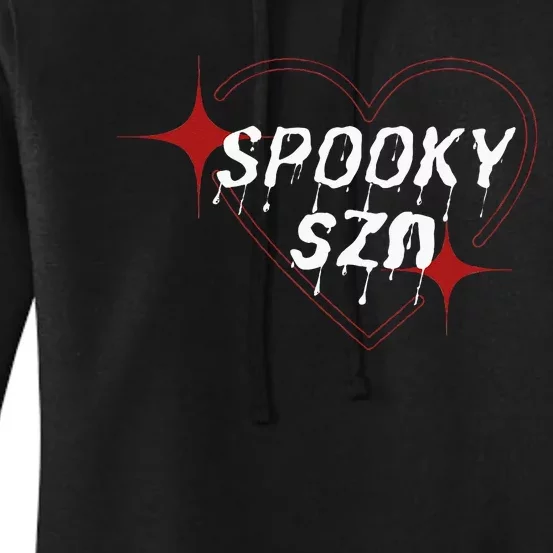 Spooky Szn Trendy Stylish Funny Halloween Cute Women's Pullover Hoodie