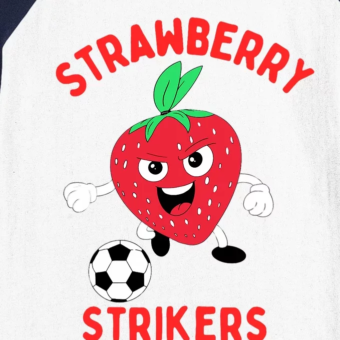 Strawberry Soccer Team Baseball Sleeve Shirt