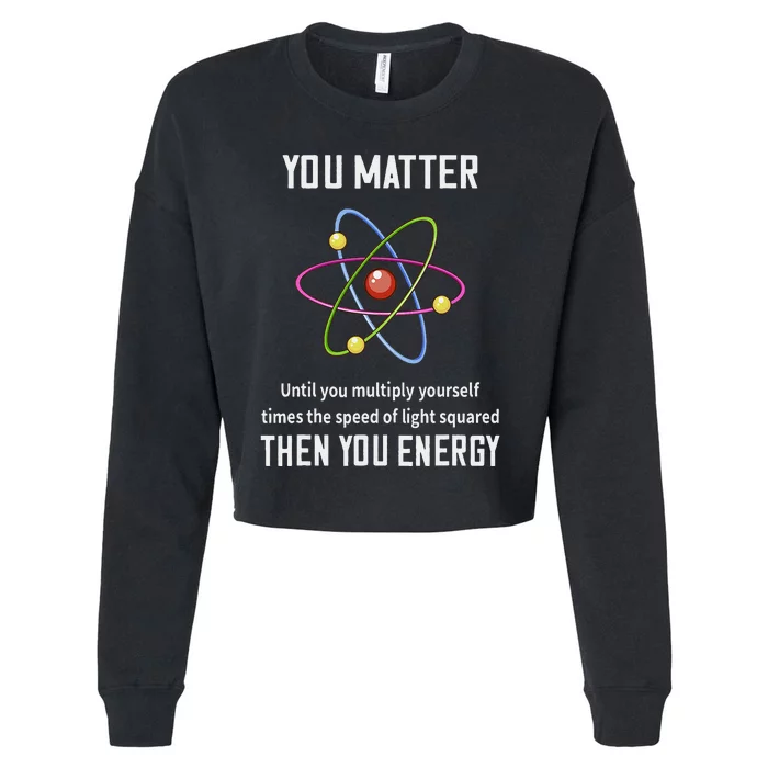 Scientist Science Teacher Physic Professor Lab Technician Cropped Pullover Crew