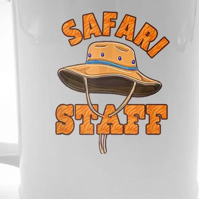 Safari Staff Themed Birthday Event Party Costume Front & Back Beer Stein