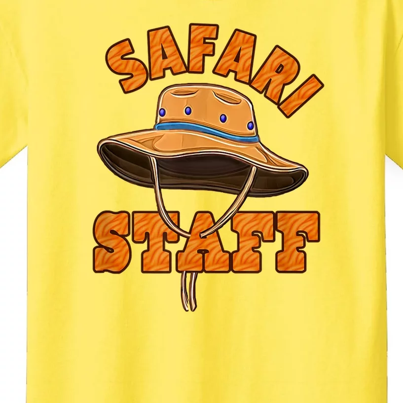 Safari Staff Themed Birthday Event Party Costume Kids T-Shirt