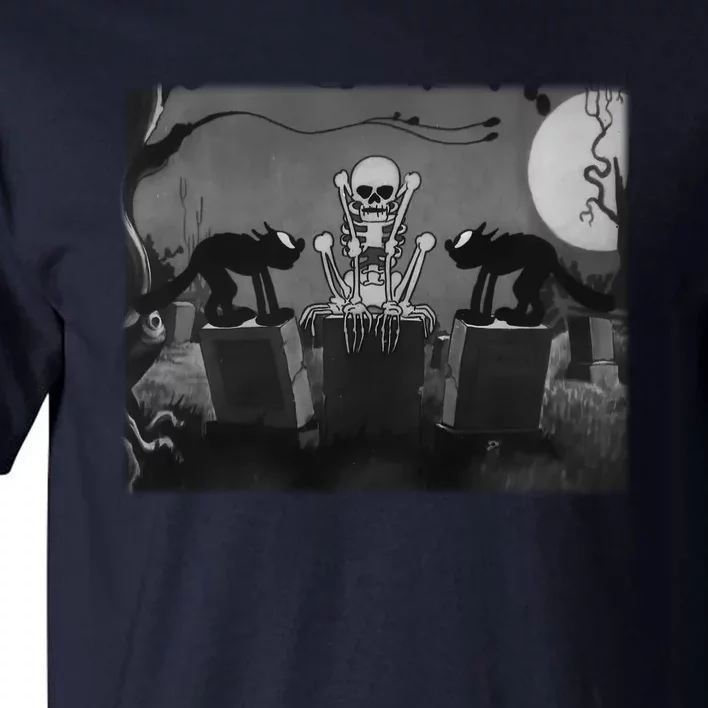 Silly Symphony The Skeleton Dance Funny Halloween Horror Gift Tall T-Shirt