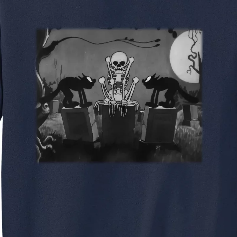 Silly Symphony The Skeleton Dance Funny Halloween Horror Gift Tall Sweatshirt