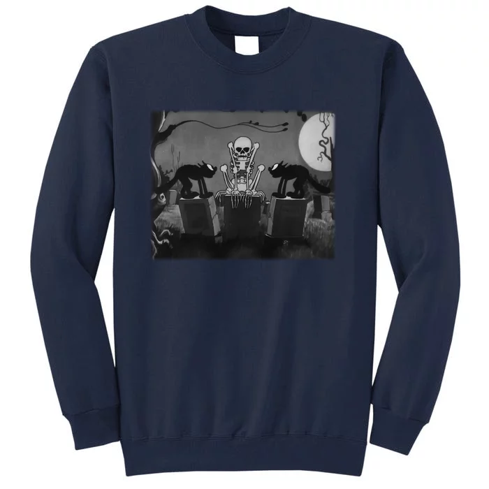 Silly Symphony The Skeleton Dance Funny Halloween Horror Gift Tall Sweatshirt