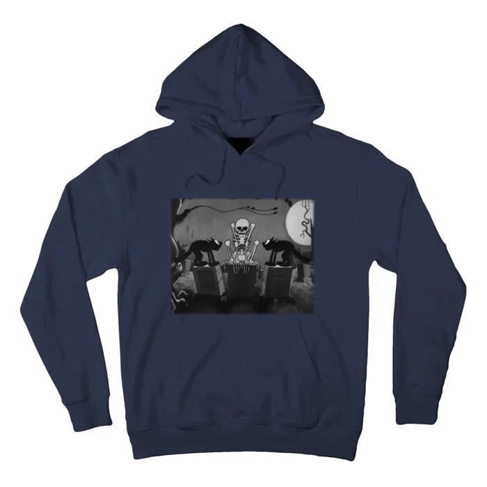 Silly Symphony The Skeleton Dance Funny Halloween Horror Gift Tall Hoodie