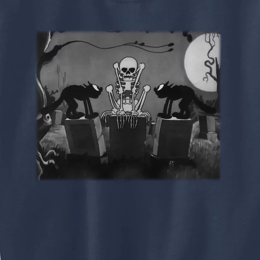 Silly Symphony The Skeleton Dance Funny Halloween Horror Gift Kids Sweatshirt