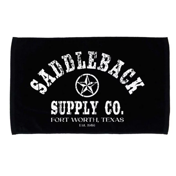 Saddleback Supply The Lone Star White Logo Microfiber Hand Towel