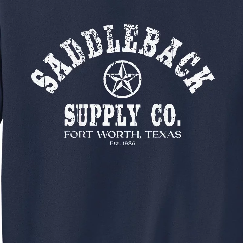 Saddleback Supply The Lone Star White Logo Sweatshirt