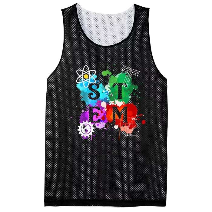 Stem Science Technology Engineering And Mathematics Mesh Reversible Basketball Jersey Tank