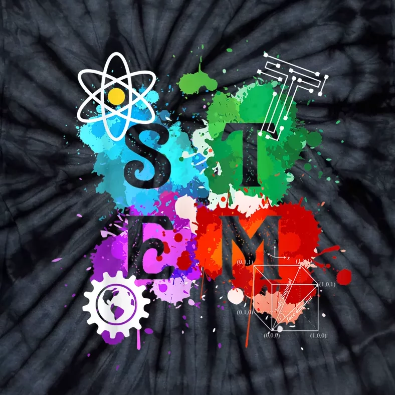 Stem Science Technology Engineering And Mathematics Tie-Dye T-Shirt