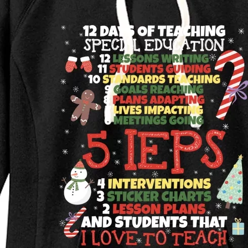 Sped School Tee Funny Special Education Teacher Gift Cool Gift Women's Fleece Hoodie