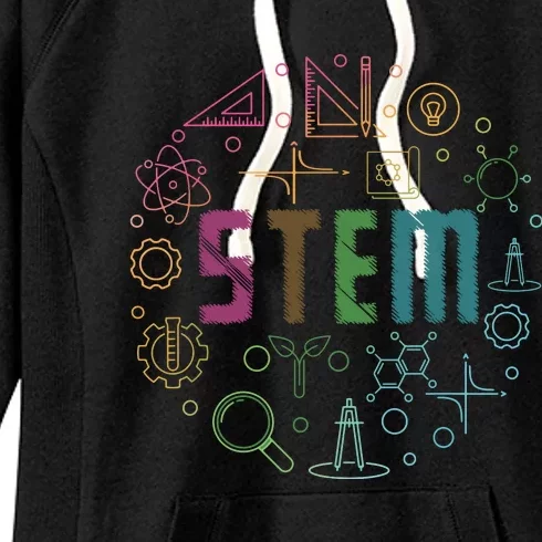 STEM Science Technology Engineering Math Teacher Gifts Women's Fleece Hoodie