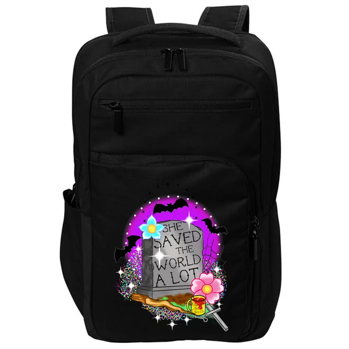 She Saved The World Impact Tech Backpack