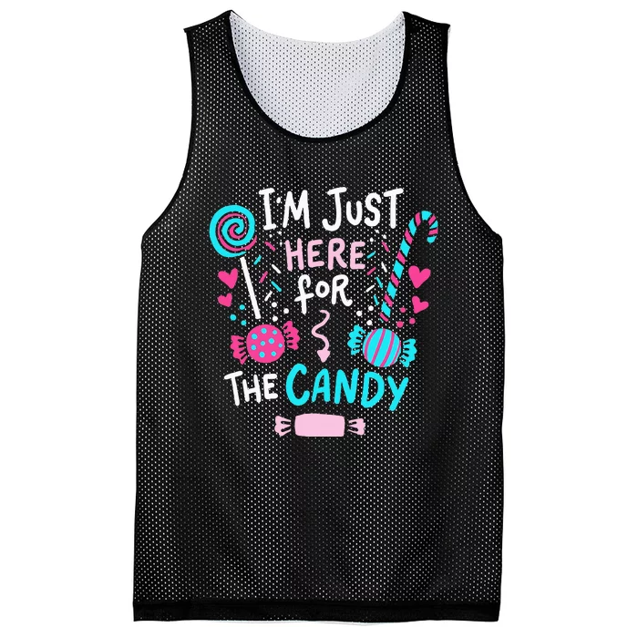 Spooky Sweet Treats Halloween Candy Lollipop Surprise Mesh Reversible Basketball Jersey Tank