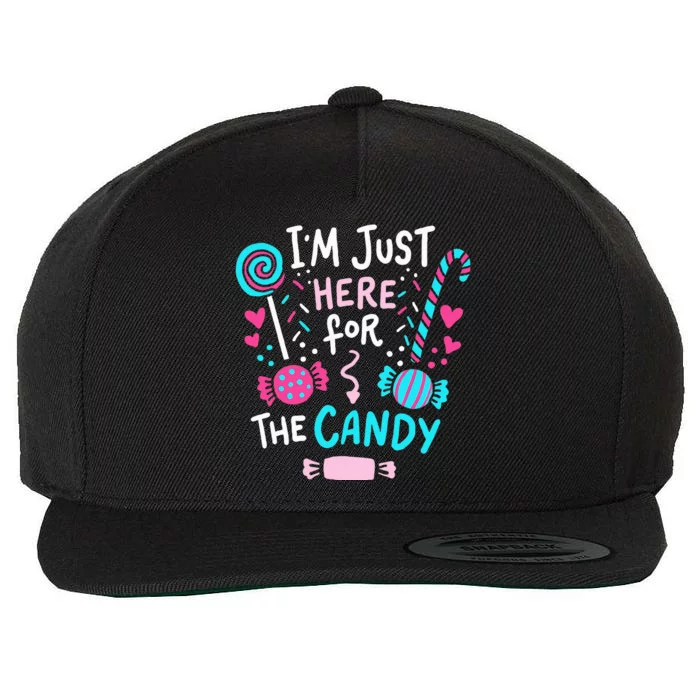 Spooky Sweet Treats Halloween Candy Lollipop Surprise Wool Snapback Cap