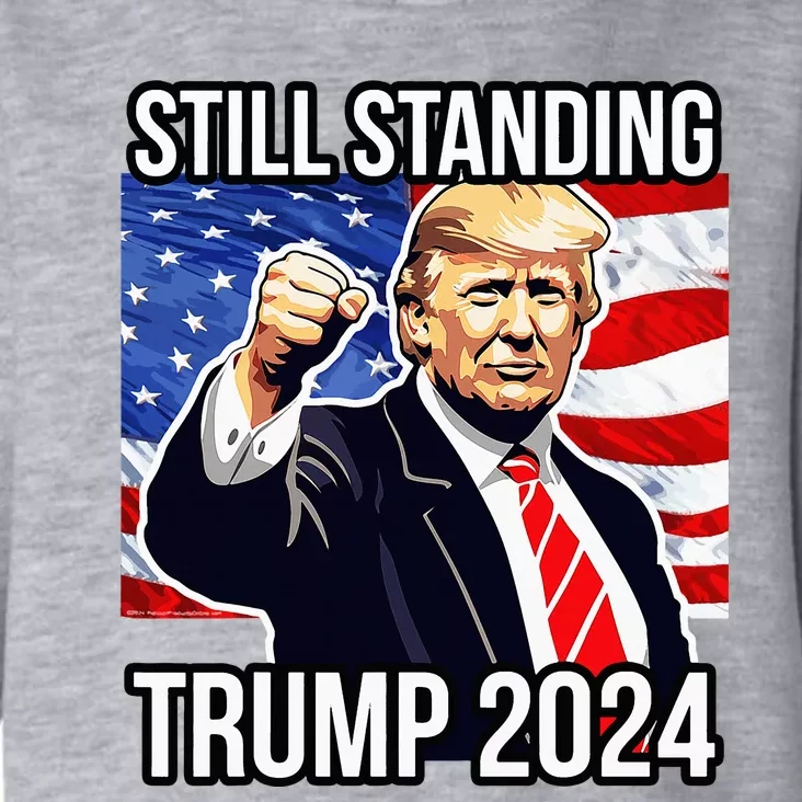 Still Standing Trump 2024 Rally Fist Pump Usa Donald Trump Toddler Hoodie