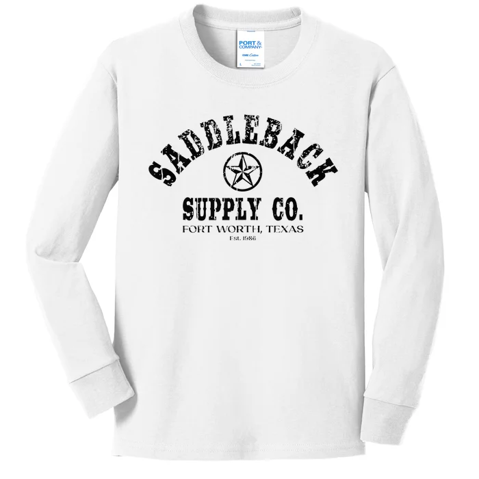 Saddleback Supply The Lone Star Kids Long Sleeve Shirt