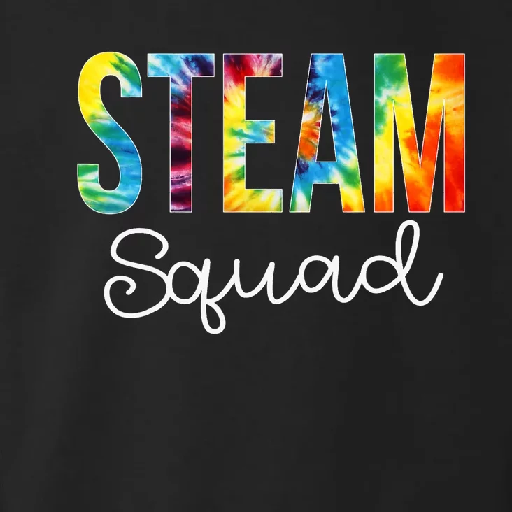 STEAM Squad Tie Dye Appreciation Day Hello Back To School Toddler Hoodie