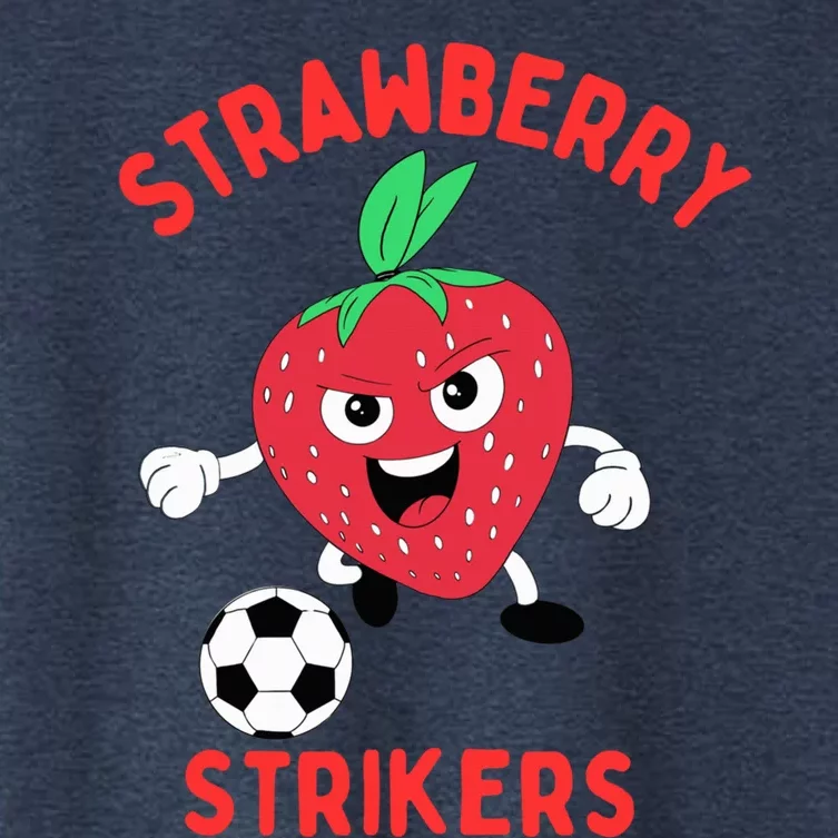 Strawberry Soccer Team Women's Crop Top Tee