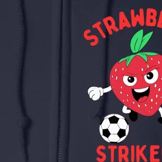 Strawberry Soccer Team Full Zip Hoodie