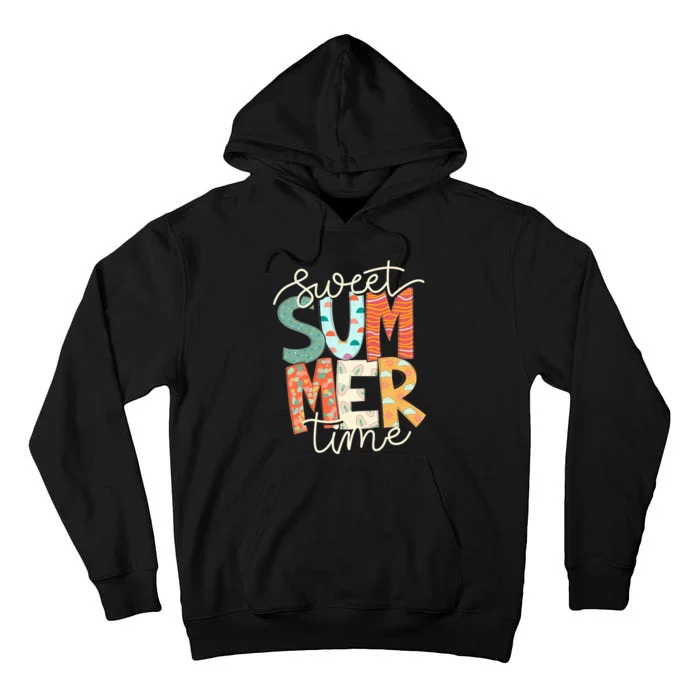 Sweet Summer Time Retro Vintage Style Tall Hoodie