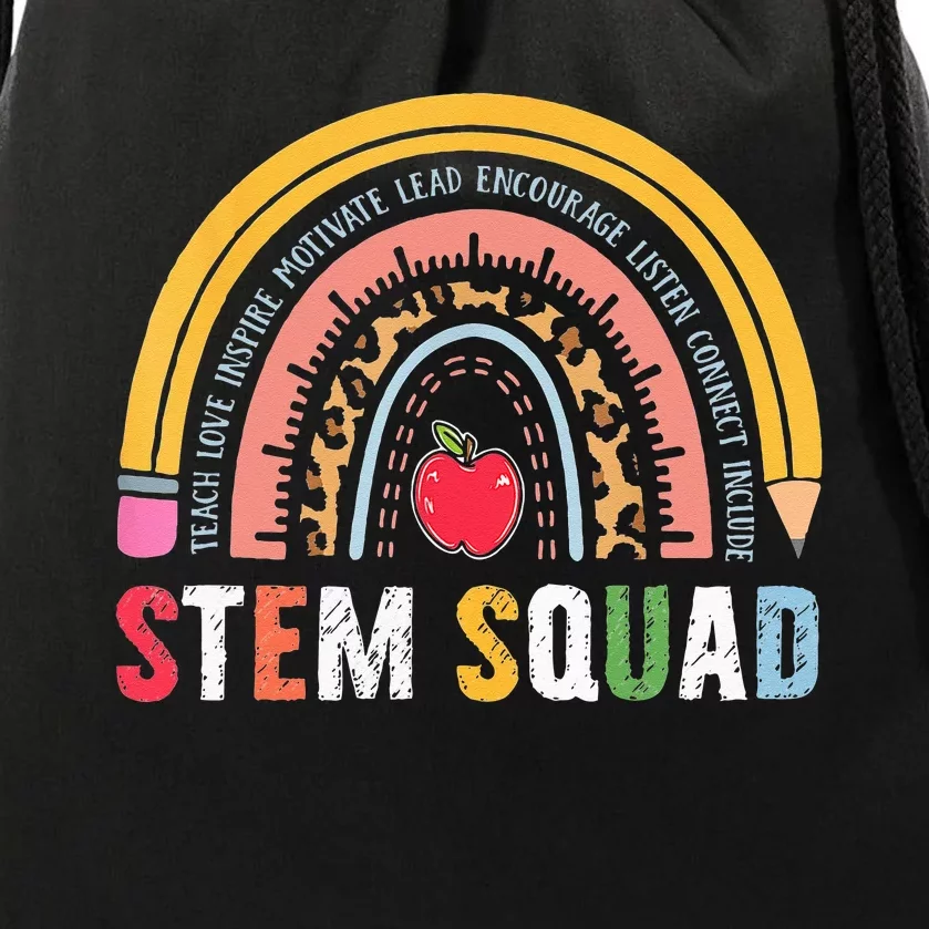 Steminist STEM Teacher Science Technology Engineering Math Drawstring Bag