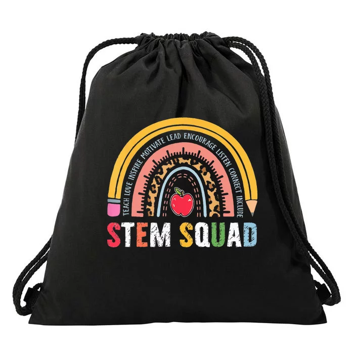 Steminist STEM Teacher Science Technology Engineering Math Drawstring Bag