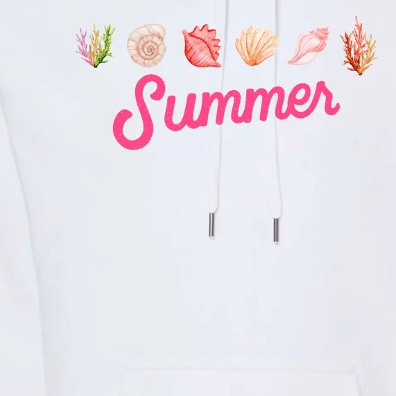 Summer Seashell Tropical Premium Hoodie