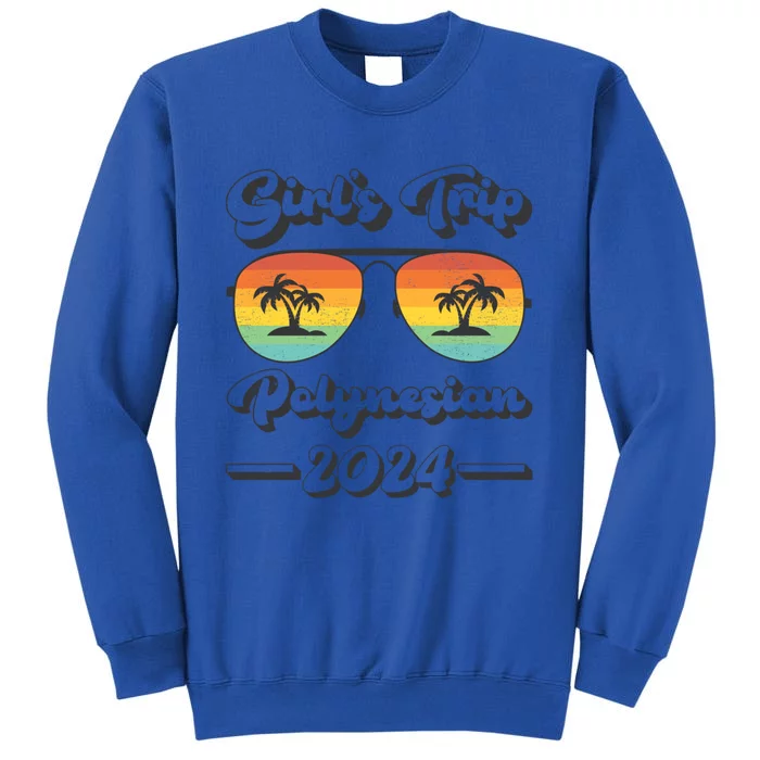 Summer Sunglasses Trip 2024 Polynesian Beach Great Gift Tall Sweatshirt